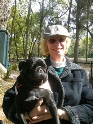 Harry, my pug and I.