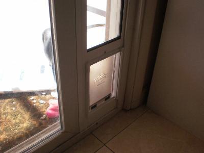 looks seamless with existing door!