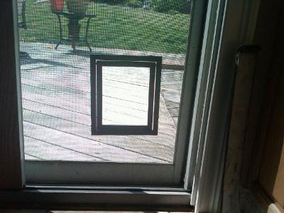 I installed this pet screen by myself!!